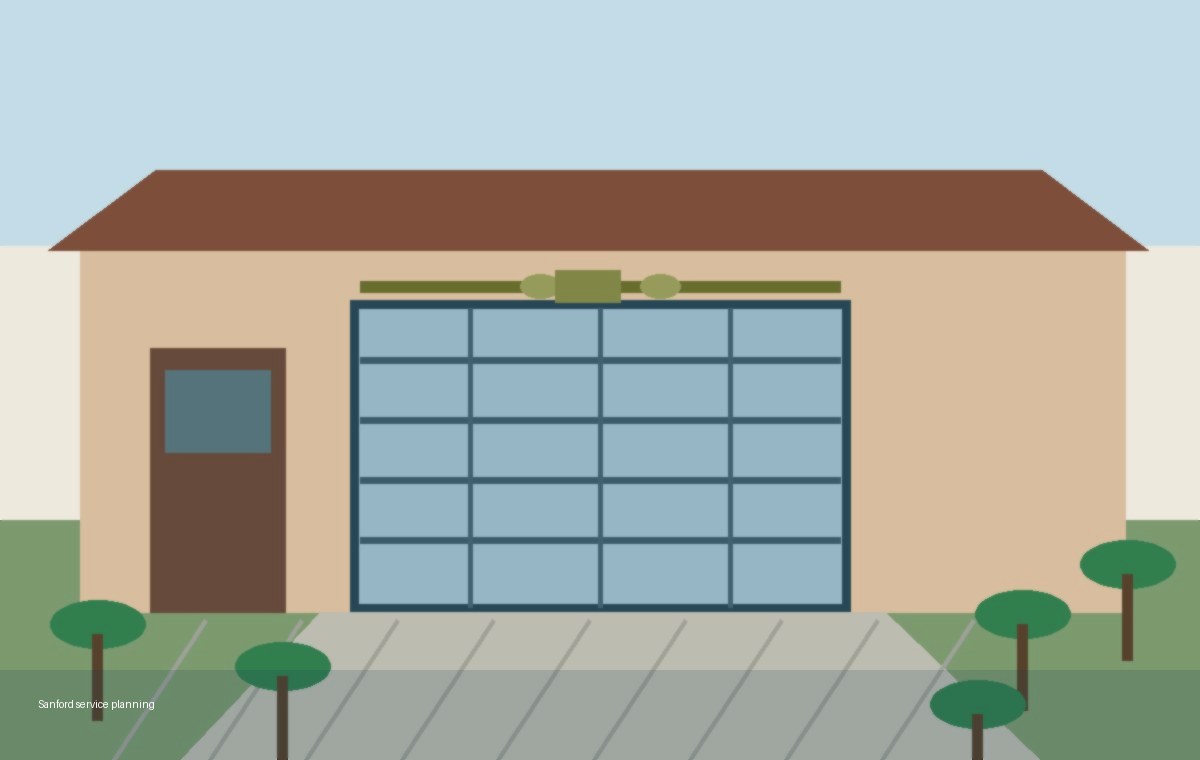 Cypress garage door hardware wear after humidity, heat, wind, and rain